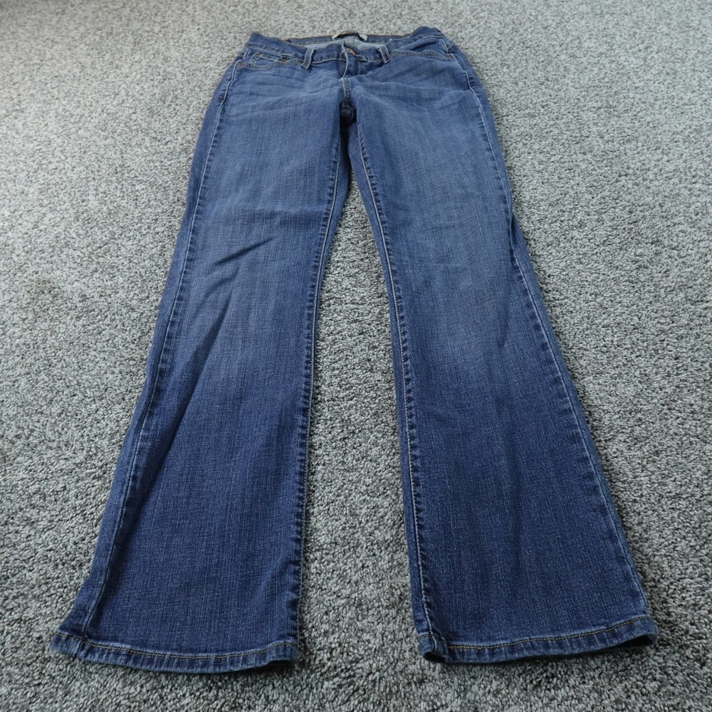 Levis Jeans Womens 8 Dark Blue Denim Pants 529 Low Rise Boot Cut Flare Stretch